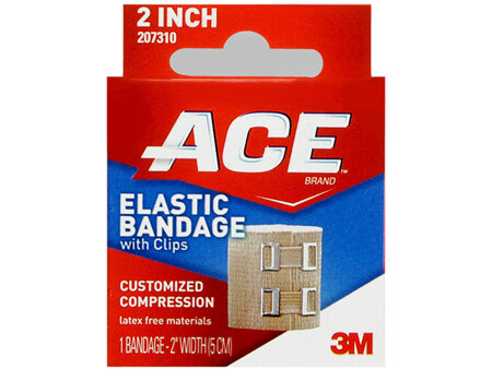 ACE Elastic Bandage with Clips 2 Inch
