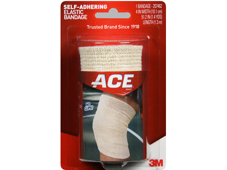 Ace Self-Adhering Elastic Bandage 4 In Width