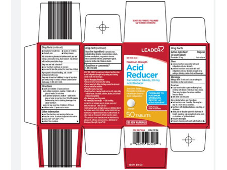 Acid reducer 20mg 50 tablets