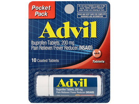 Advil Ibuprofen 200 mg Pain Reliever/Fever Reducer (NSAID) Coated Tablets