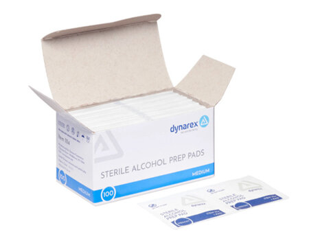 Alcohol Prep Pads 100 Md Str Lf