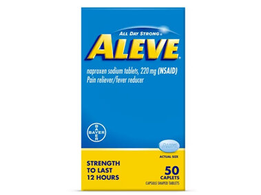 Aleve 220 mg 50 caplets 12 hours