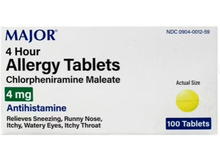 Allergy 4hr Tab 4mg