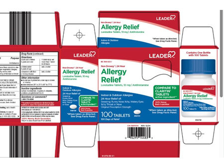 Allergy Relief 100 tablets non drowsy 24 hour