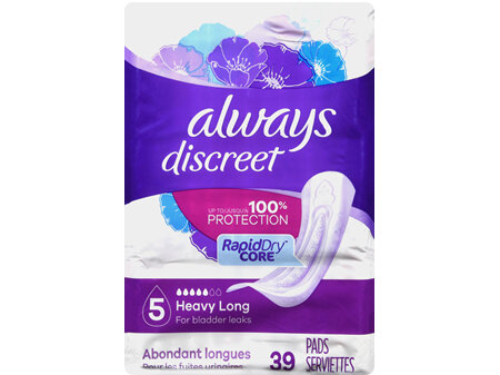 Always Discreet Pads Heavy Long