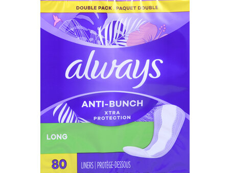 Always Xtra Protection Anti-Bunch Liners Long