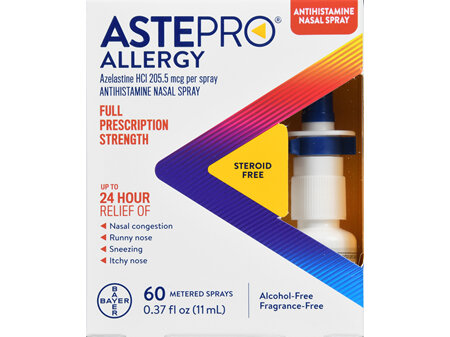 Astepro Allergy Azelastine HCl 205.5 mcg Antihistamine Nasal Spray