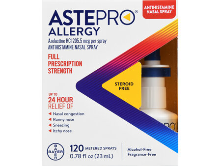 Astepro Allergy Azelastine HCl 205.5 mcg Antihistamine Nasal Spray