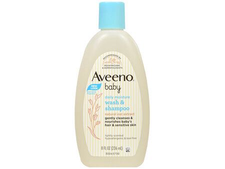 Aveeno Baby Daily Moisture Wash & Shampoo Lightly Scented