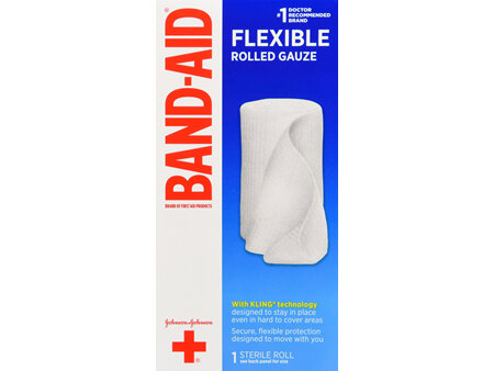 BAND-AID Flexible Rolled Gauze