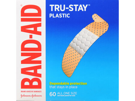 BAND-AID Tru-Stay Plastic Adhesive Bandages