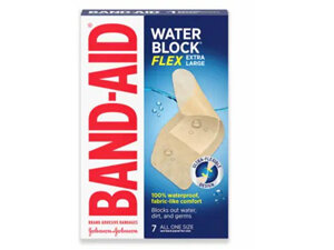 Band-Aid water block flex extra large
