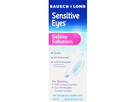 Bausch + Lomb Gentle Sensitive Eyes Saline Solution