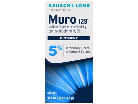 Bausch + Lomb Muro 128 Sodium Chloride 5% Hypertonicity Ophthalmic Ointment