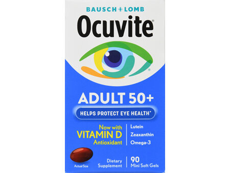 Bausch + Lomb Ocuvite Adult 50+ Mini Soft Gels