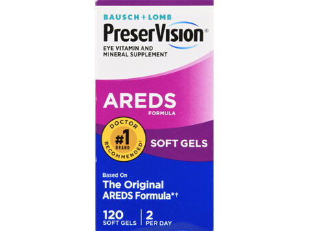 Bausch + Lomb PreserVision AREDS Formula Soft Gels