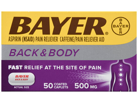 Bayer Back & Body Coated Caplets