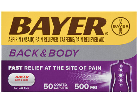 Bayer Back & Body Coated Caplets