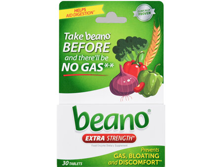 Beano Food Enzyme Tablets Extra Strength