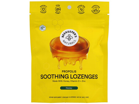 Beekeeper's Naturals Propolis Soothing Lozenges Honey