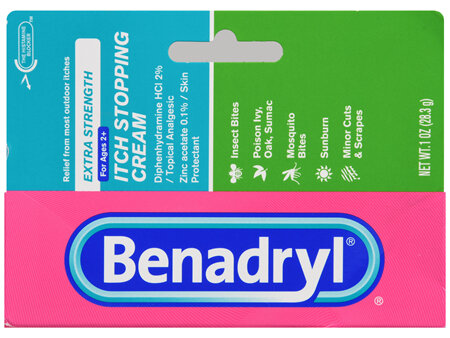 Benadryl Itch Stopping Cream Extra Strength