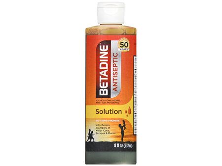 Betadine 10% Povidone-Iodine First Aid Antiseptic Solution