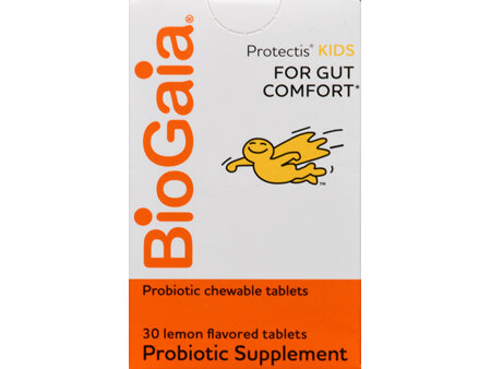BioGaia Protectis Kids Probiotic Chewable Tablets Lemon