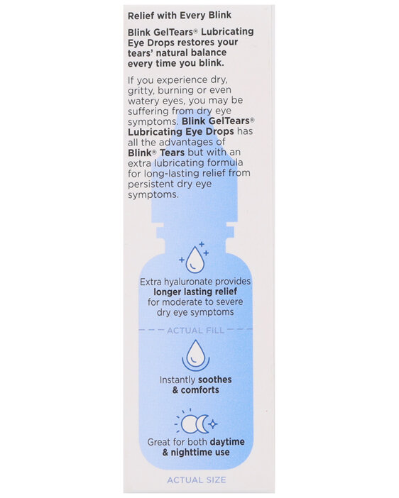 blink Geltears Dry Eye Lubricating Eye Drops - Buena Vista Drug blink Geltears Dry Eye Lubricating Eye Drops - Buena Vista Drug