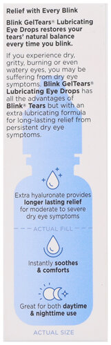 blink Geltears Dry Eye Lubricating Eye Drops - Buena Vista Drug blink Geltears Dry Eye Lubricating Eye Drops - Buena Vista Drug