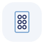 Blister pack icon