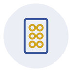 Blister pack icon