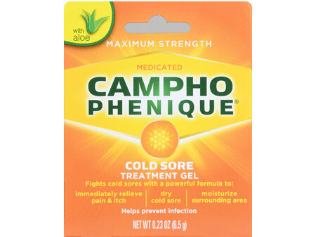 Campho-Phenique Cold Sore Treatment Gel Maximum Strength
