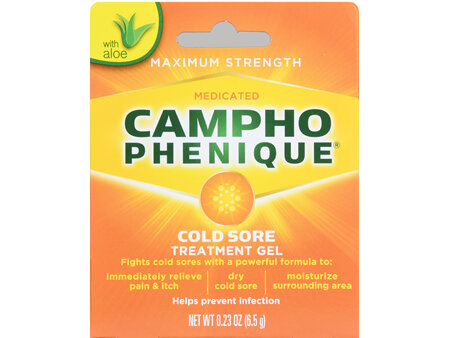 Campho-Phenique Cold Sore Treatment Gel Maximum Strength