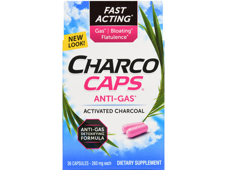 CharcoCaps Anti-Gas Activated Charcoal Capsules