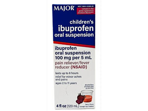 Children's ibuprofen oral suspension berry flavor 4 oz