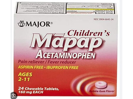 Child''S Mapap 160 Mg Tab Chew