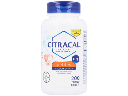 Citracal Petites Calcium Citrate +D3 Coated Caplets
