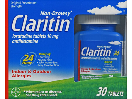 Claritin Loratadine 10 mg/Antihistamine 24 Hour Allergy Tablets