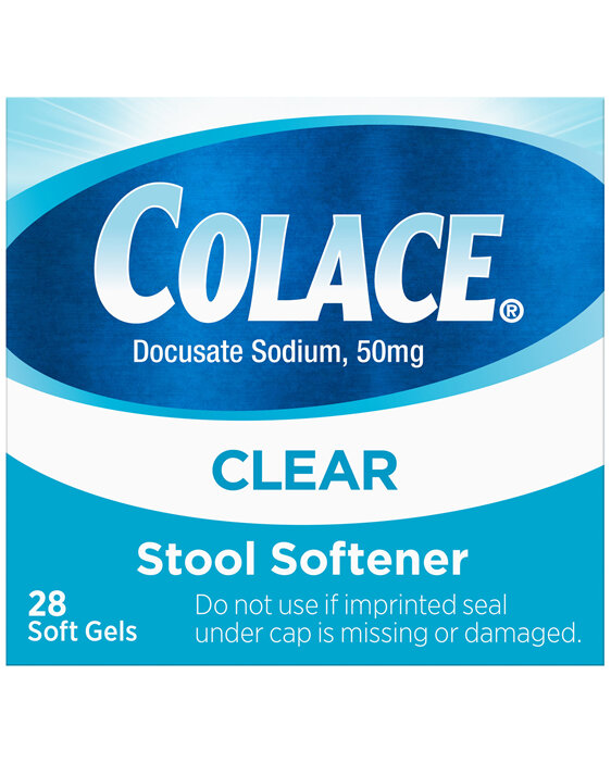 Colace Powder Colace Docusate Sodium 50 mg Stool Softener Clear Soft Gels - Rocky ...
