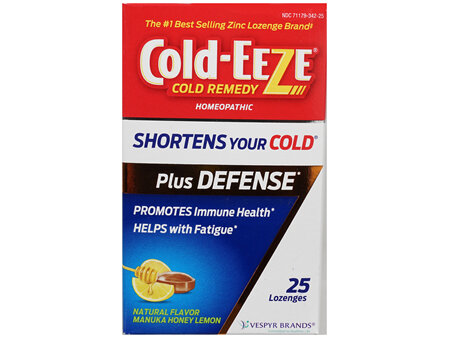 Cold-EEZE Cold Remedy Plus Defense Lozenges Manuka Honey Lemon