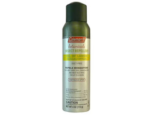 Coleman botanicals insect repellent Oil of Lemon Eucalyptus