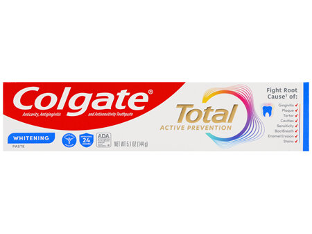 Colgate Total Anticavity, Antigingivitis And Antisensitivity Toothpaste Whitening