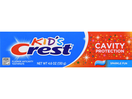 Crest Kid's Cavity Protection Fluoride Anticavity Toothpaste Sparkle Fun