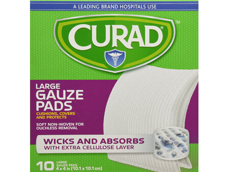 Curad Gauze Pads Large