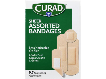 Curad Sheer Bandages Assorted Sizes