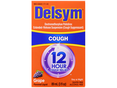 Delsym 12 Hour Cough Relief Liquid Grape
