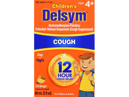 Delsym Children's 12 Hour Cough Relief Liquid Orange