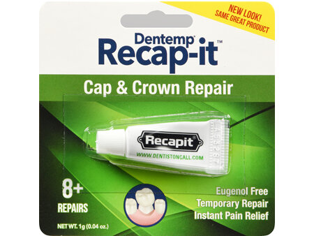Dentemp Recap-It Cap + Crown Repair Maximum Strength