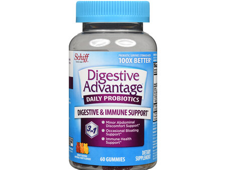 Digestive Advantage Daily Probiotics 3 In 1 Gummies Natural Fruit
