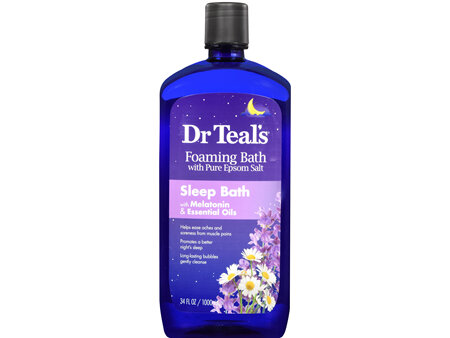 Dr. Teal's Foaming Bath With Pure Epsom Salt Melatonin Sleep Bath